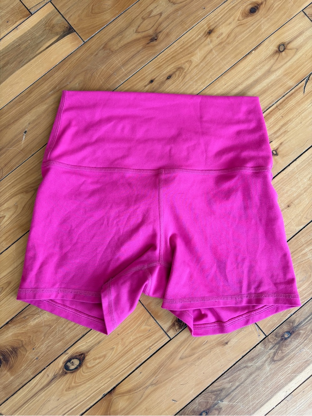 Gilly Hicks Vibrant Fuchsia High-Rise Athletic Shorts